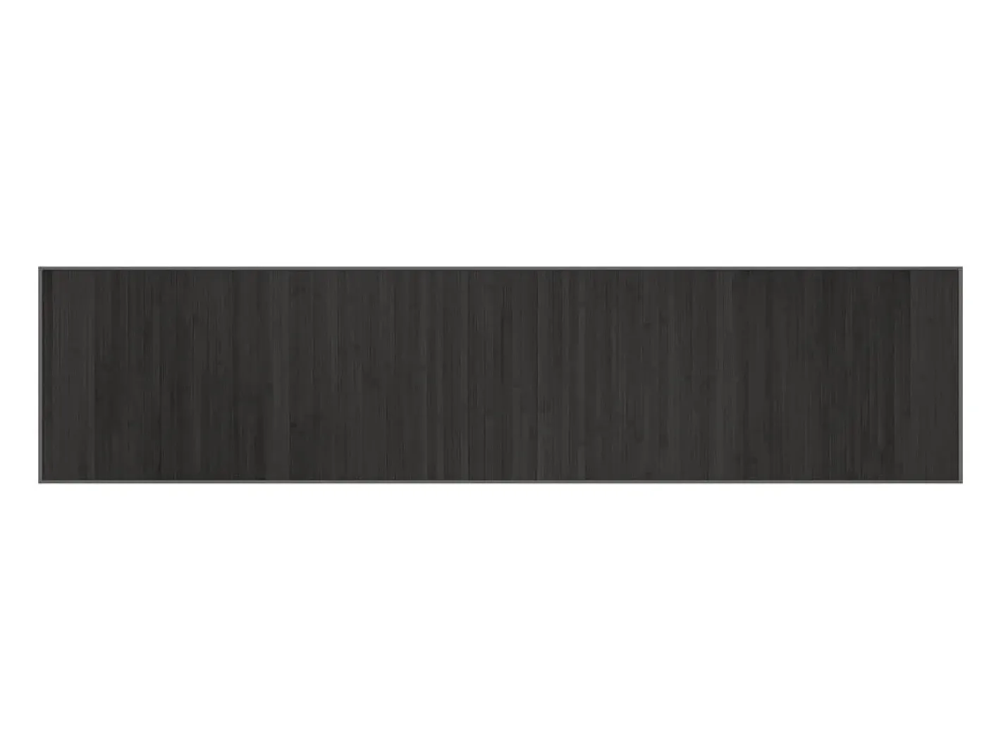 Outlet Clicnbuy Alfombra rectangular bambú 70x300 cm Gris