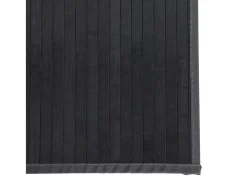 Outlet Clicnbuy Alfombra rectangular bambú 70x300 cm Gris