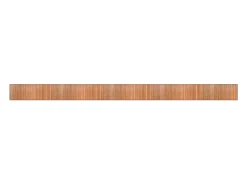 New Clicnbuy Alfombra rectangular bambú color natural 70x1000 cm Marru00f3n