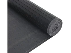 Clicnbuy Alfombra De Salón-Alfombra rectangular bambú 80x200 cm Gris