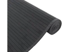 Clicnbuy Alfombra De Salón-Alfombra rectangular bambú 80x200 cm Gris