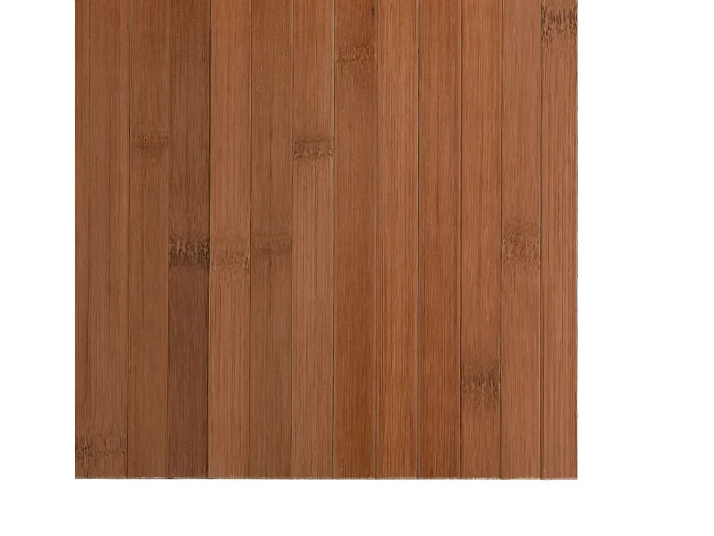 Outlet Clicnbuy Alfombra rectangular bambú marrón 60x300 cm Marru00f3n