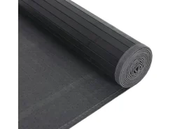 Clicnbuy Alfombra rectangular bambú 80x100 cm Negro
