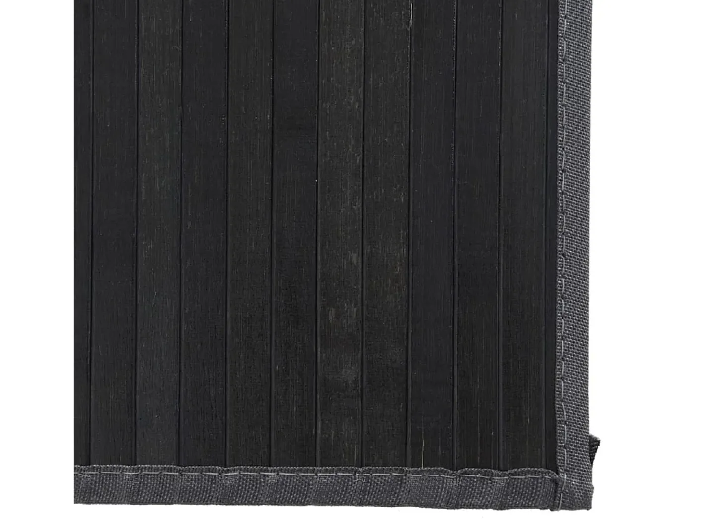 Clicnbuy Alfombra rectangular bambú 80x100 cm Negro