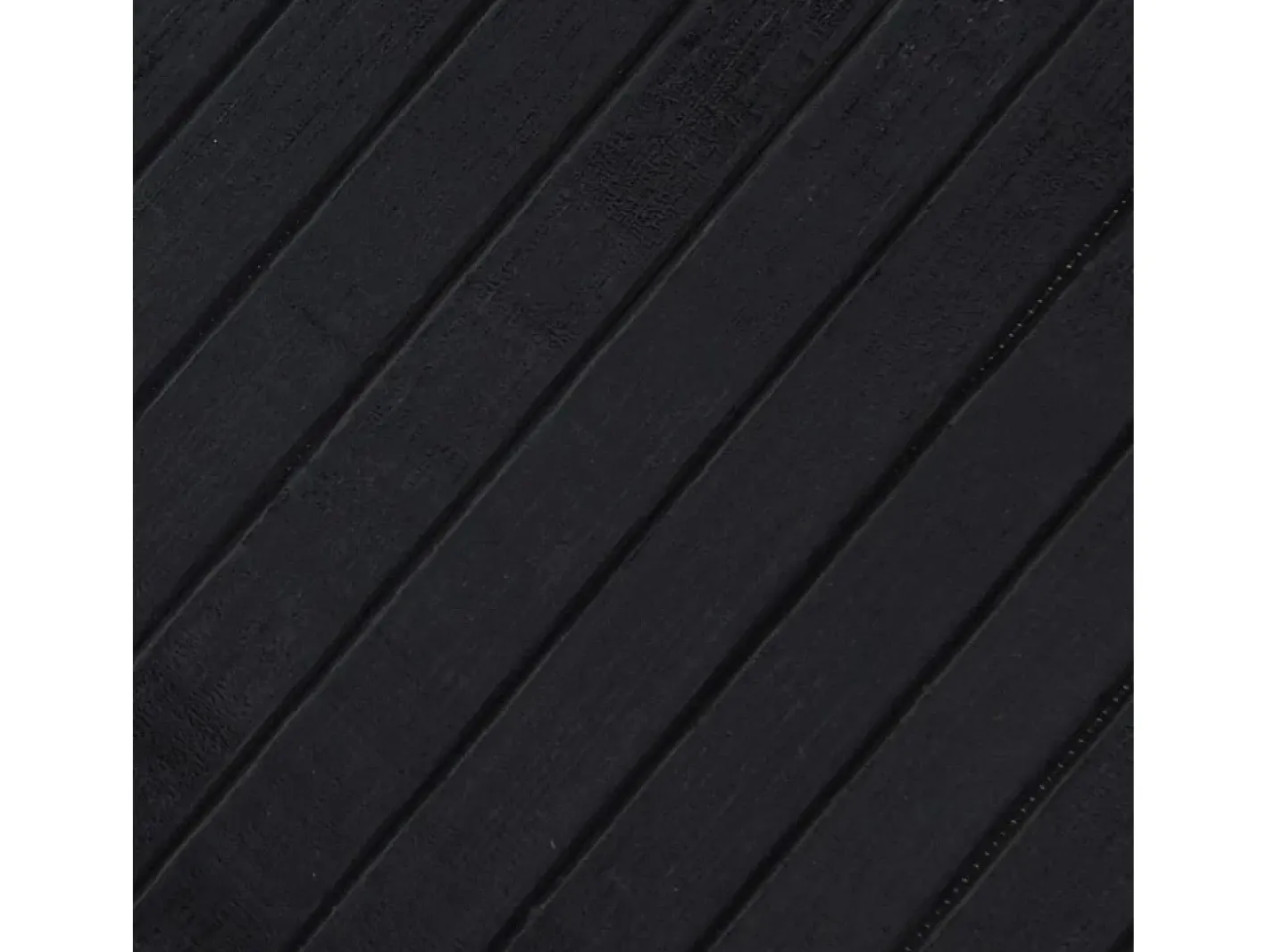 Clicnbuy Alfombra rectangular bambú 80x100 cm Negro