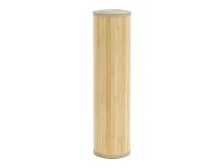 Clicnbuy Alfombra De Salón-Alfombra rectangular bambú color natural claro 80x200 cm Beige