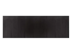 Clicnbuy Alfombra De Salón-Alfombra rectangular bambú marrón oscuro 100x300 cm Marru00f3n