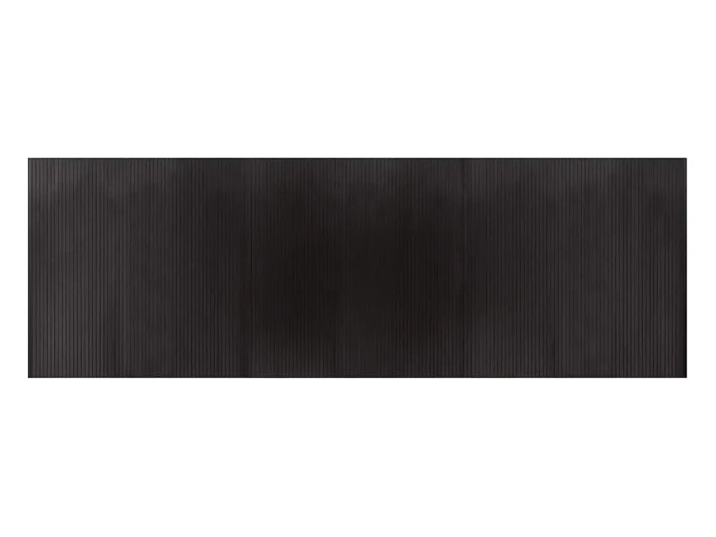 Clicnbuy Alfombra De Salón-Alfombra rectangular bambú marrón oscuro 100x300 cm Marru00f3n