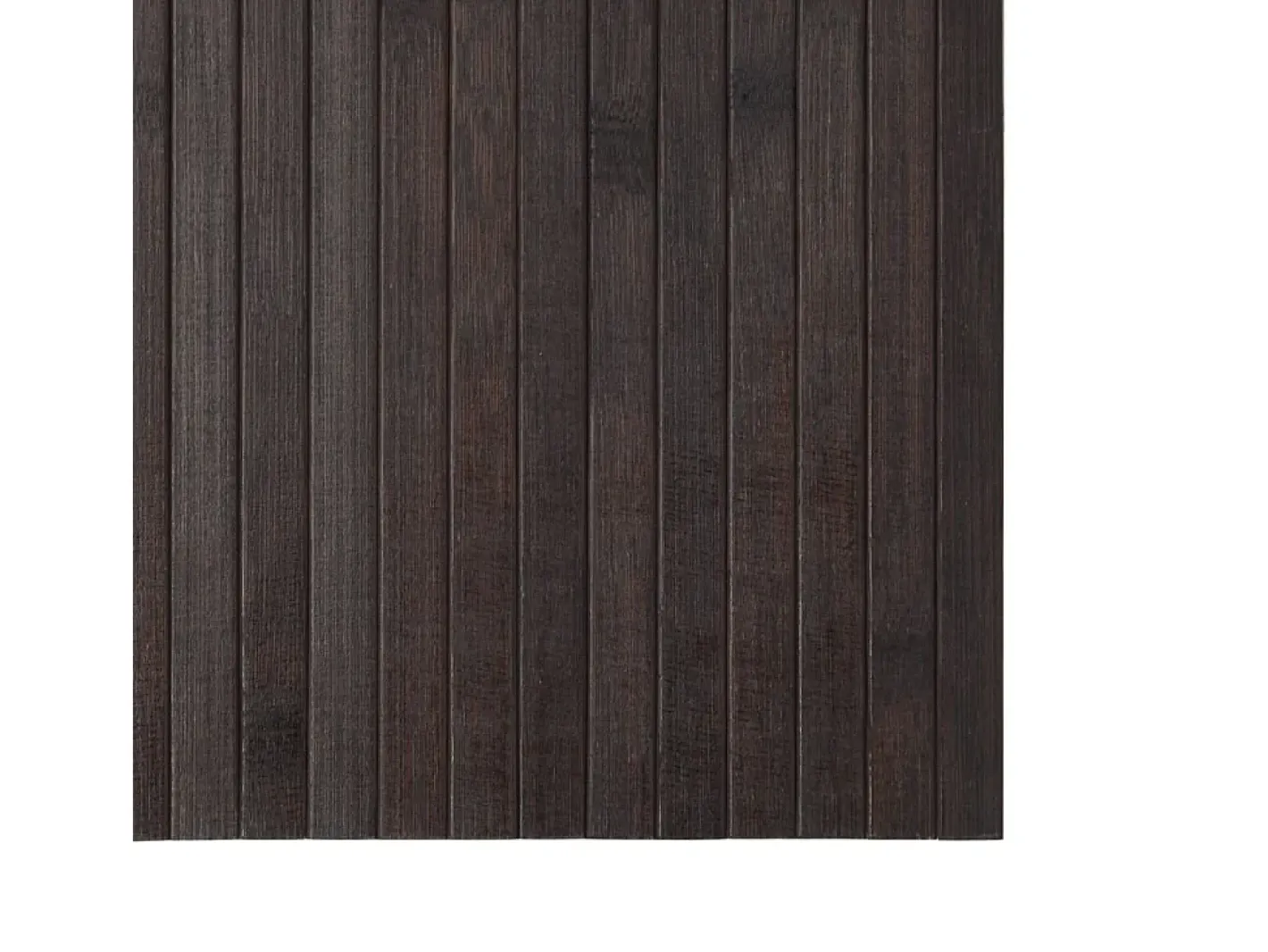 Clicnbuy Alfombra De Salón-Alfombra rectangular bambú marrón oscuro 100x300 cm Marru00f3n