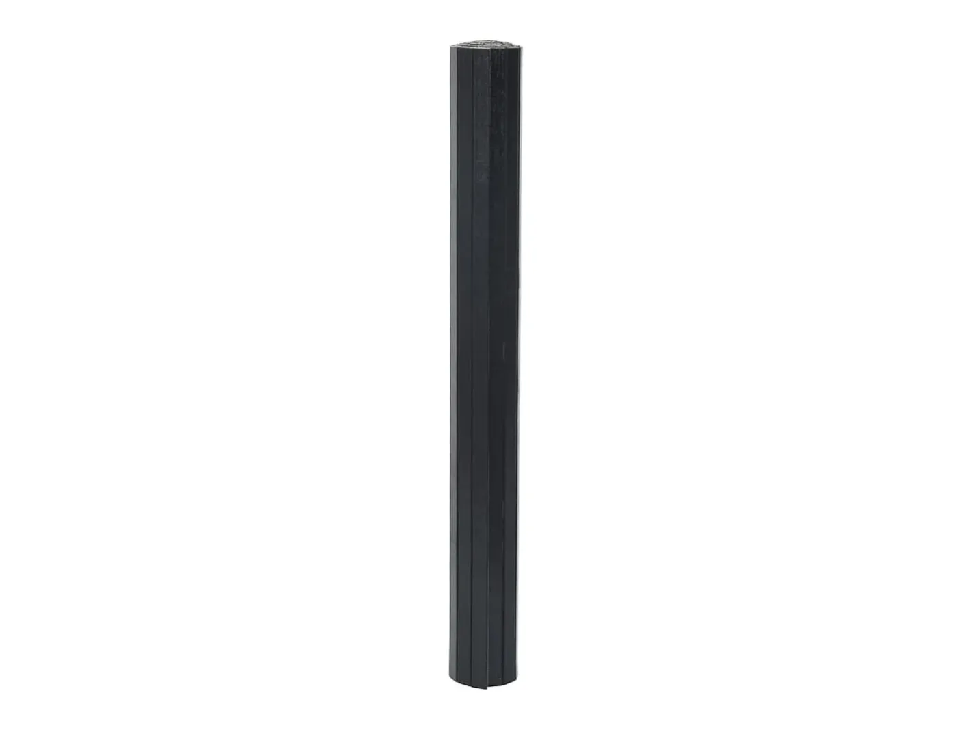 Outlet Clicnbuy Alfombra rectangular bambú 70x500 cm Negro