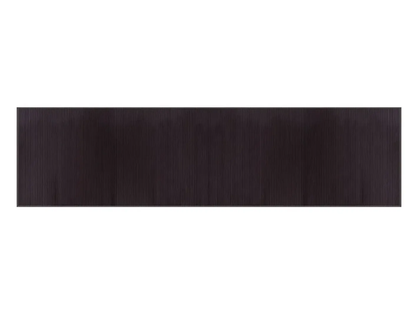Discount Clicnbuy Alfombra rectangular bambú marrón oscuro 100x400 cm Marru00f3n