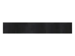 Clicnbuy Alfombra rectangular bambú 80x500 cm Negro New