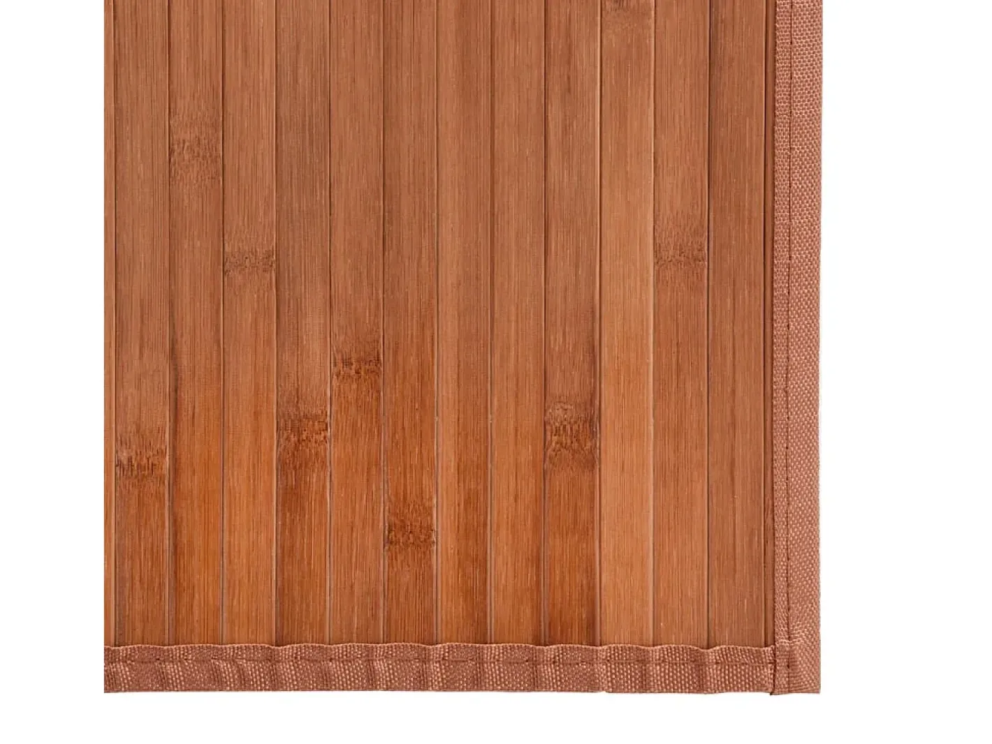 Online Clicnbuy Alfombra rectangular bambú marrón 60x1000 cm Marru00f3n