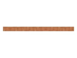 Online Clicnbuy Alfombra rectangular bambú marrón 60x1000 cm Marru00f3n