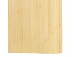 Clicnbuy Alfombra De Salón-Alfombra rectangular bambú color natural claro 80x200 cm Beige