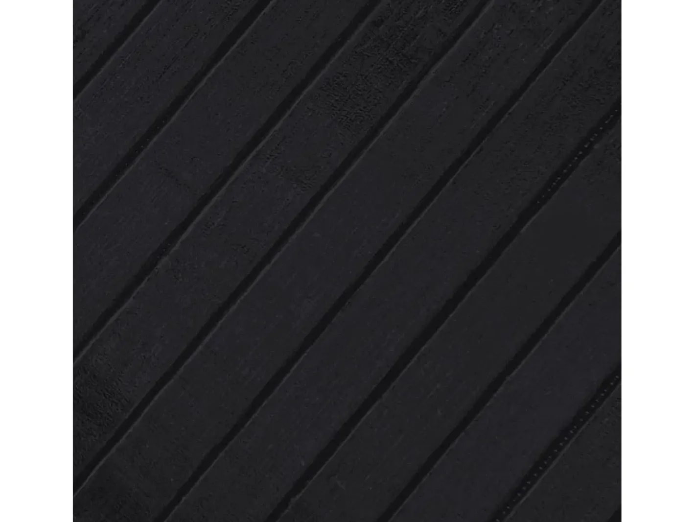 Clicnbuy Alfombra rectangular bambú 60x500 cm Negro Outlet