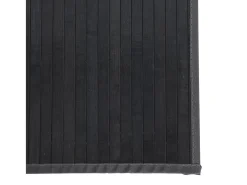 Clicnbuy Alfombra De Salón-Alfombra rectangular bambú 60x500 cm Gris