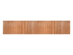 Clicnbuy Alfombra De Salón-Alfombra rectangular bambú color natural 100x500 cm Marru00f3n