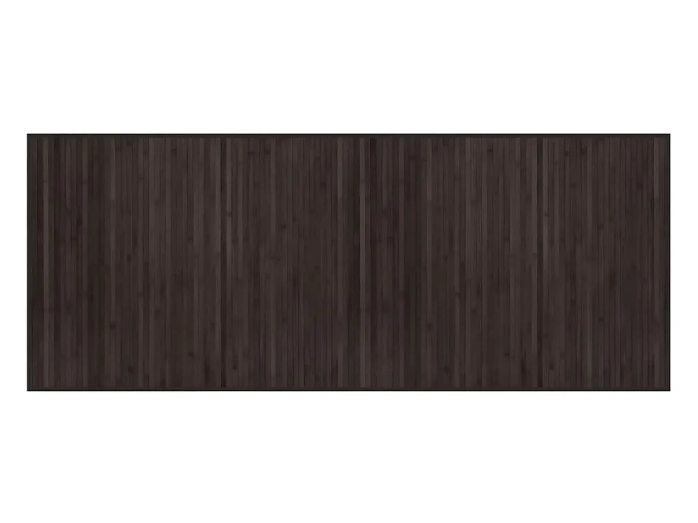 Hot Clicnbuy Alfombra rectangular bambú marrón oscuro 80x200 cm Marru00f3n