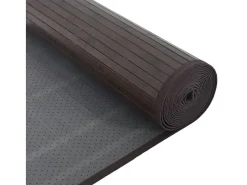 Hot Clicnbuy Alfombra rectangular bambú marrón oscuro 80x200 cm Marru00f3n