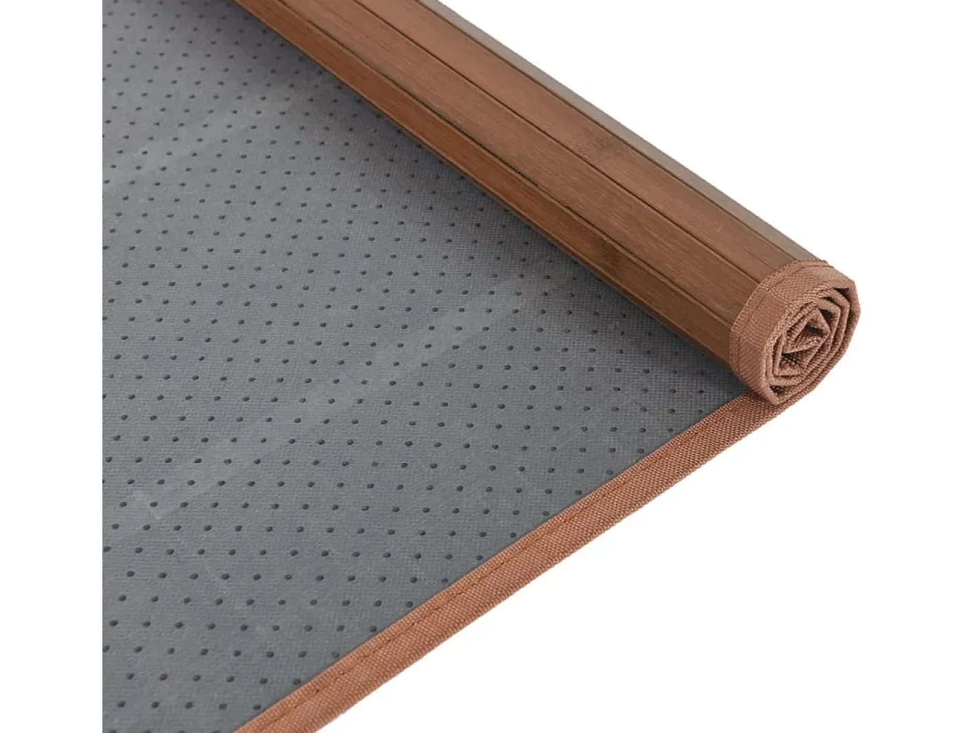Sale Clicnbuy Alfombra rectangular bambú marrón 80x100 cm Marru00f3n