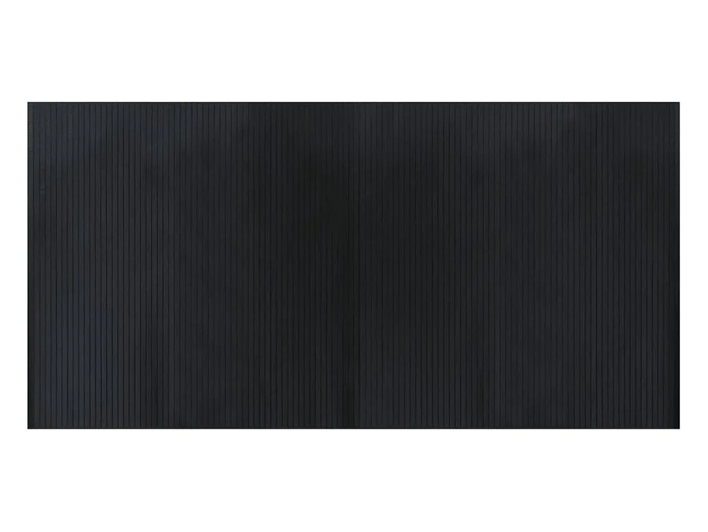 Hot Clicnbuy Alfombra rectangular bambú 100x200 cm Negro