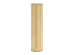 Clicnbuy Alfombra rectangular bambú color natural claro 70x1000 cm Beige Hot
