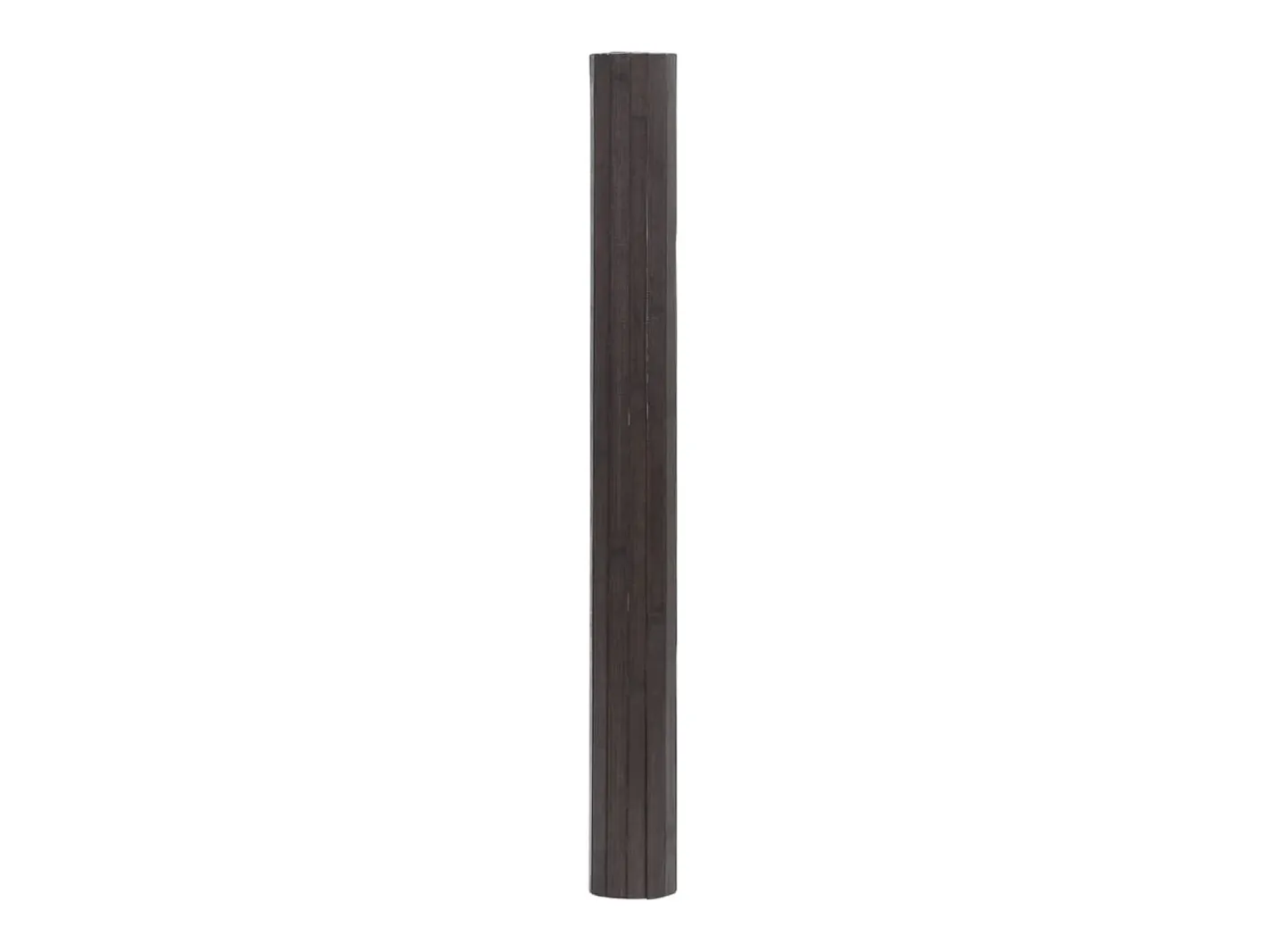 Sale Clicnbuy Alfombra rectangular bambú marrón oscuro 60x500 cm Marru00f3n