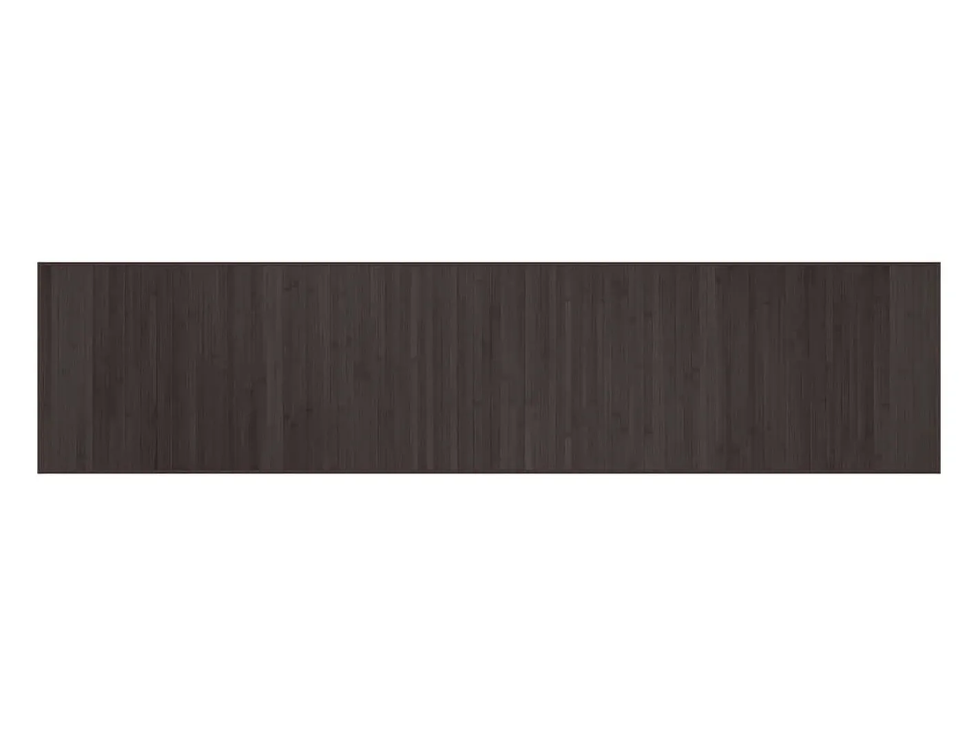 Discount Clicnbuy Alfombra rectangular bambú marrón oscuro 70x300 cm Marru00f3n