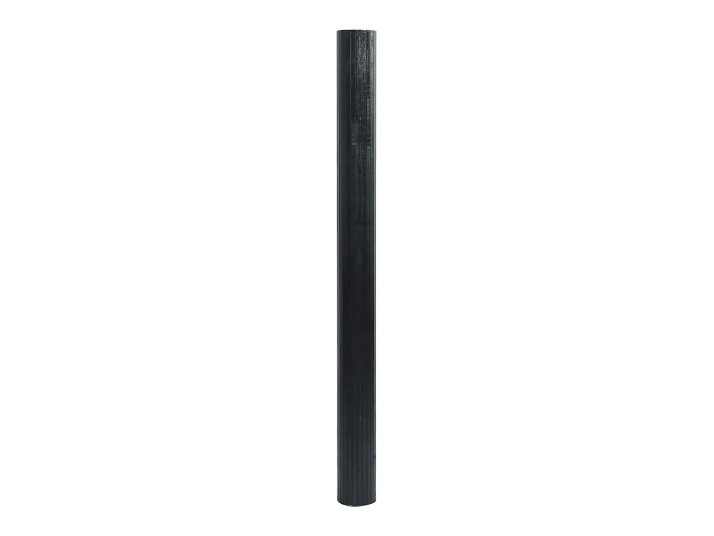 Clicnbuy Alfombra rectangular bambú 60x500 cm Negro