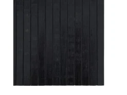 Clicnbuy Alfombra rectangular bambú 60x500 cm Negro