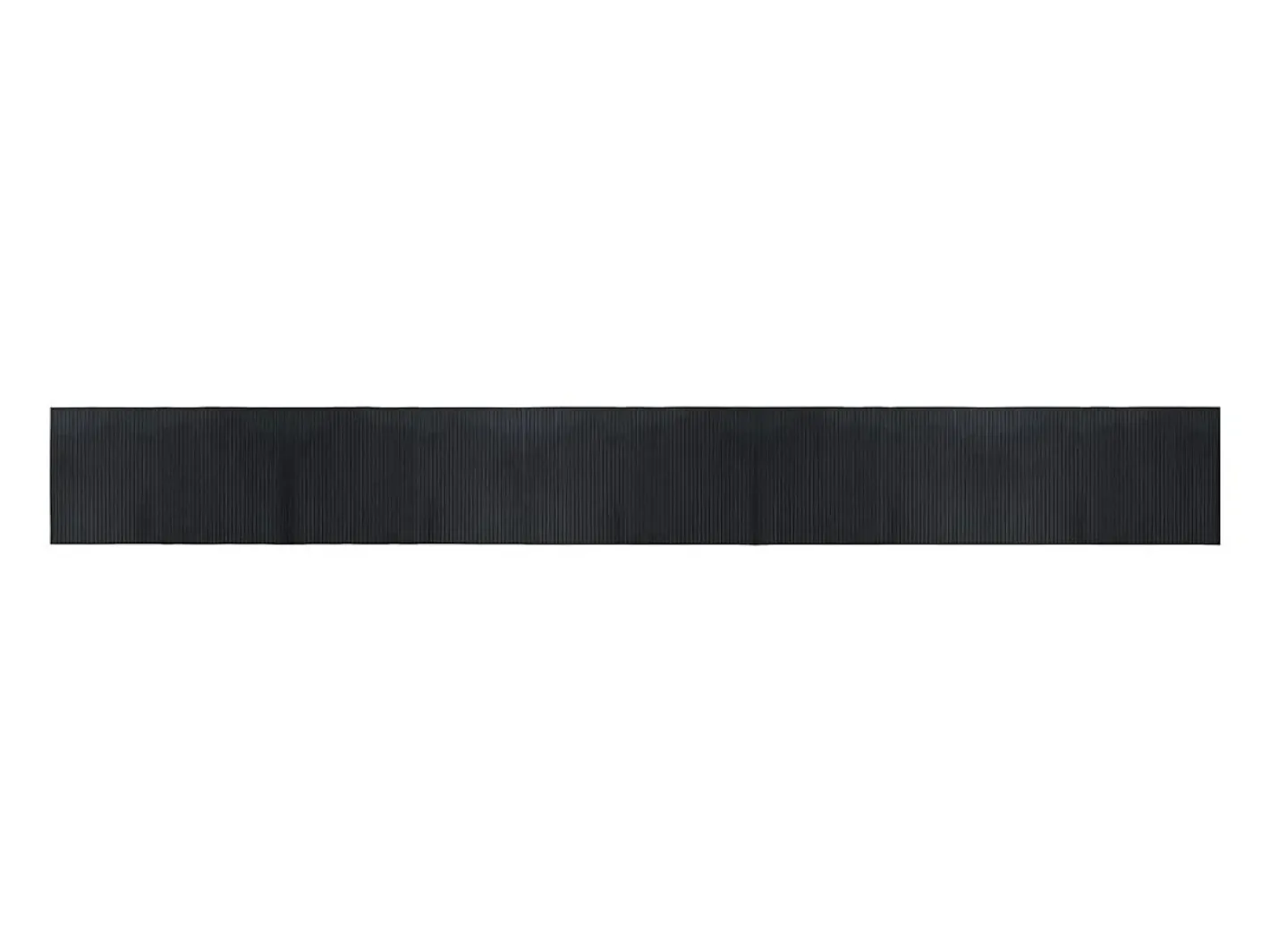 Clicnbuy Alfombra rectangular bambú 60x500 cm Negro