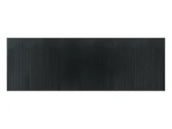 Clicnbuy Alfombra rectangular bambú 100x300 cm Gris Best