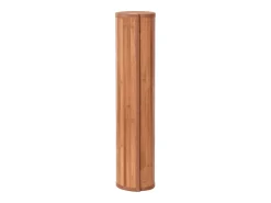 New Clicnbuy Alfombra rectangular bambú marrón 70x500 cm Marru00f3n