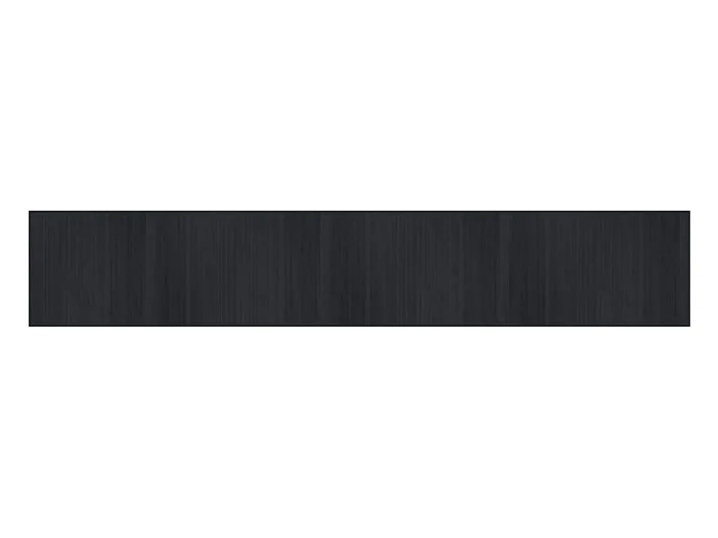 Hot Clicnbuy Alfombra rectangular bambú 70x400 cm Negro