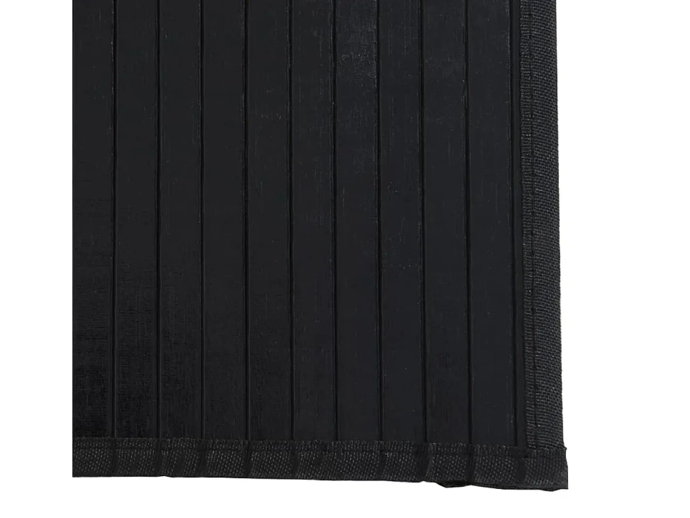 Hot Clicnbuy Alfombra rectangular bambú 70x400 cm Negro