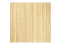 Clicnbuy Alfombra De Salón-Alfombra rectangular bambú color natural claro 100x100 cm Beige