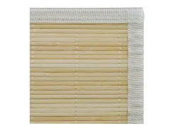 Online Clicnbuy Alfombra rectangular de bambú natural 80 x 200 cm Beige