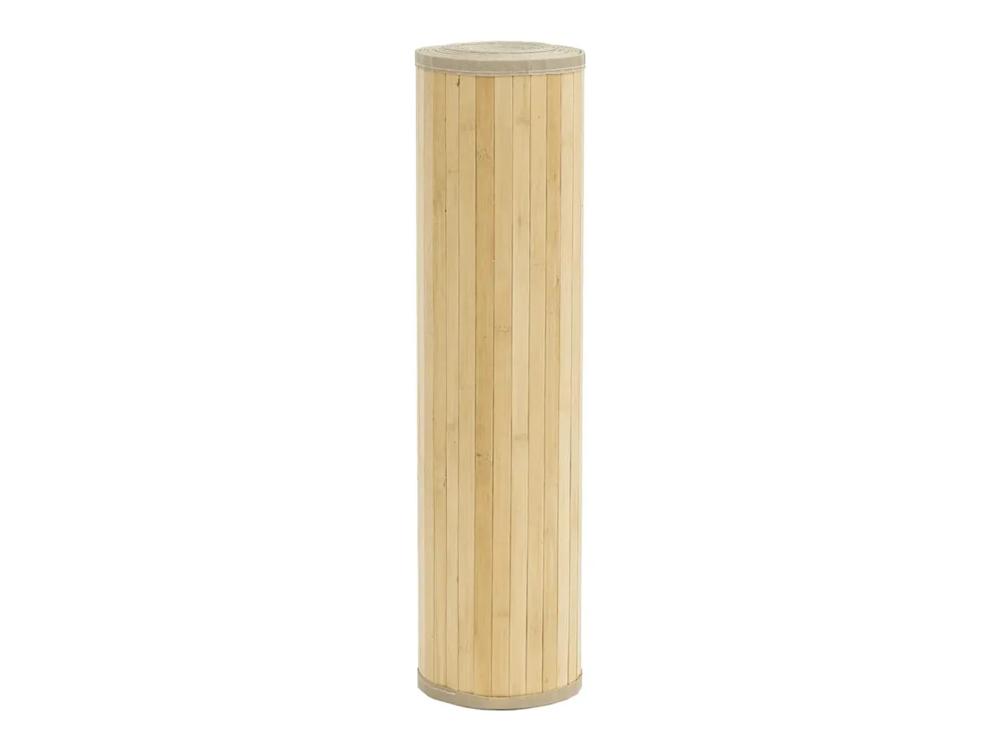 Clearance Alfombra rectangular de bambú natural claro 80x300 cm Beige