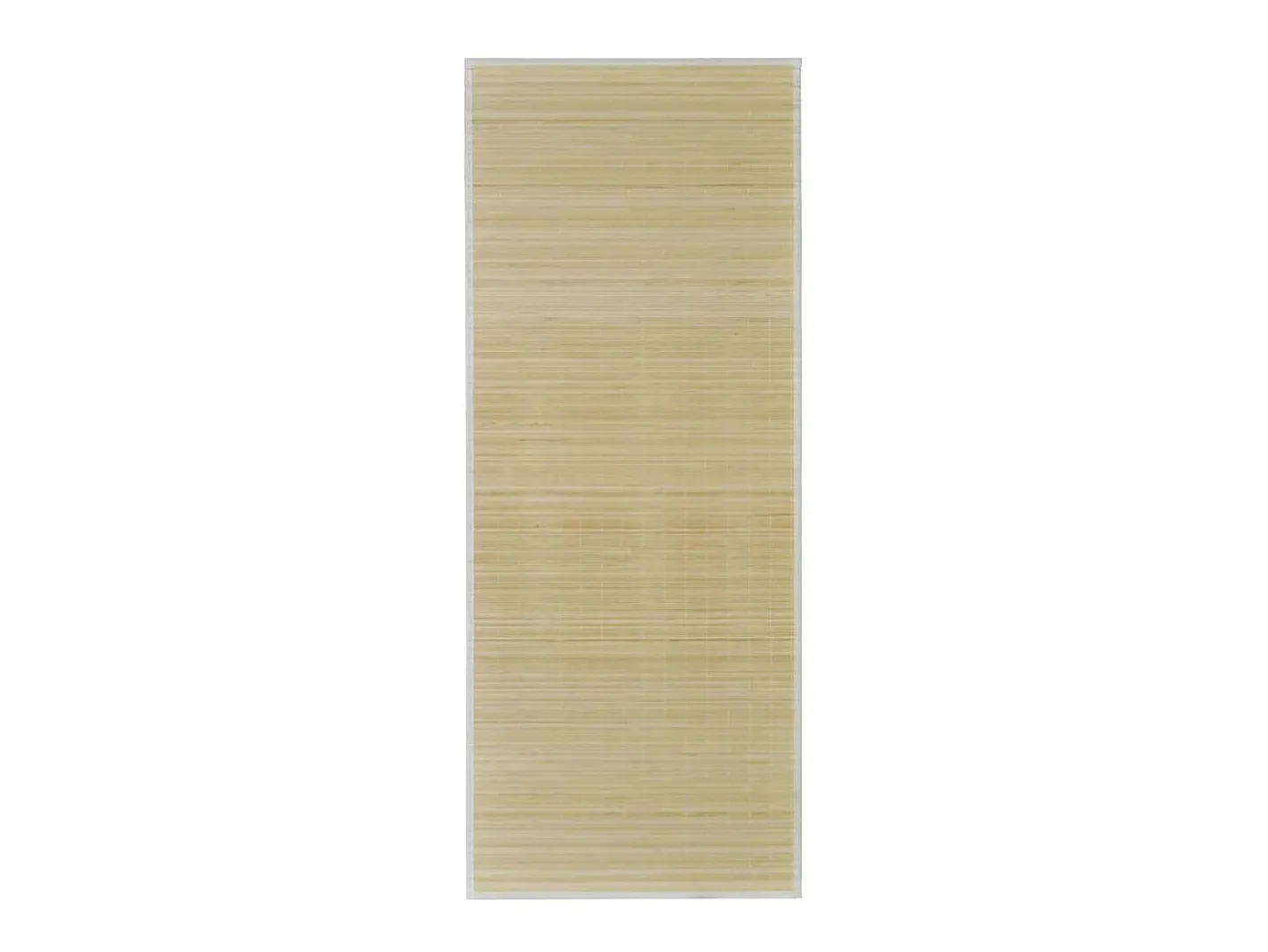 Alfombra rectangular de bambú natural 150 x 200 cm ES99275 Beige Clearance