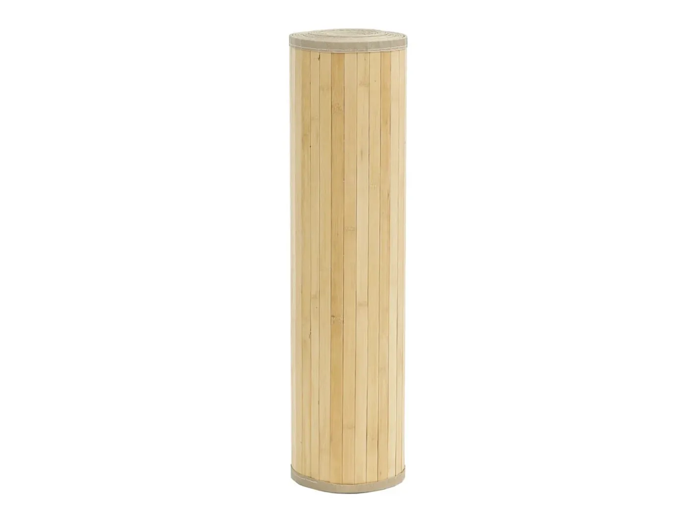 Alfombra De Cocina-Alfombra rectangular de bambú natural claro 80x100 cm Beige