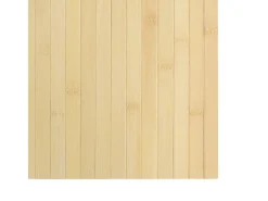 Alfombra De Cocina-Alfombra rectangular de luz natural 100x300 cm bambú Beige