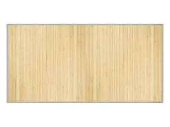 Best Alfombra rectangular de luz natural 100x200 cm bambú Beige