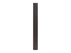 Alfombra De Cocina-Alfombra rectangular marrón oscuro 60x300 cm bambú Marru00f3n