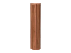 Clearance Alfombra rectangular marrón 80x100 cm bambú Marru00f3n