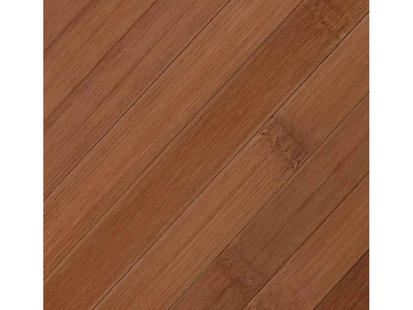 Alfombra De Cocina-Alfombra rectangular marrón 60x500 cm bambú Marru00f3n