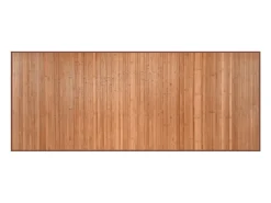 Alfombra De Cocina-Alfombra rectangular natural de bambú 80x200 cm Marru00f3n