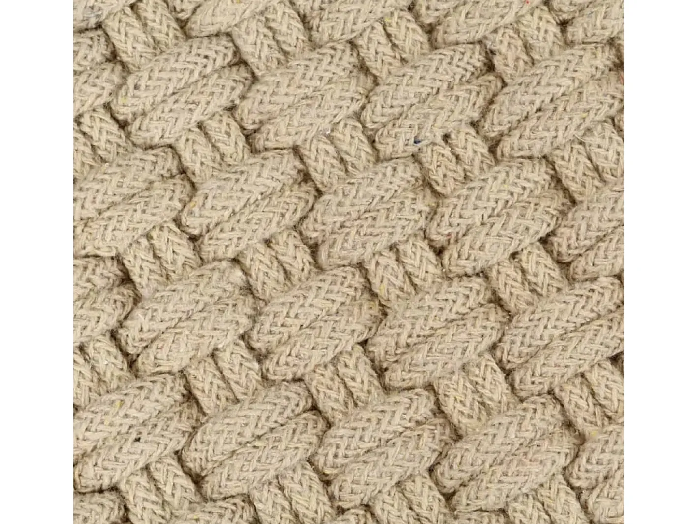 Alfombra De Cocina-Alfombra Rectangular Natural 160x230 cm Algodón Marru00f3n
