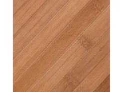 Alfombra rectangular natural de bambú 80x300 cm Marru00f3n Hot