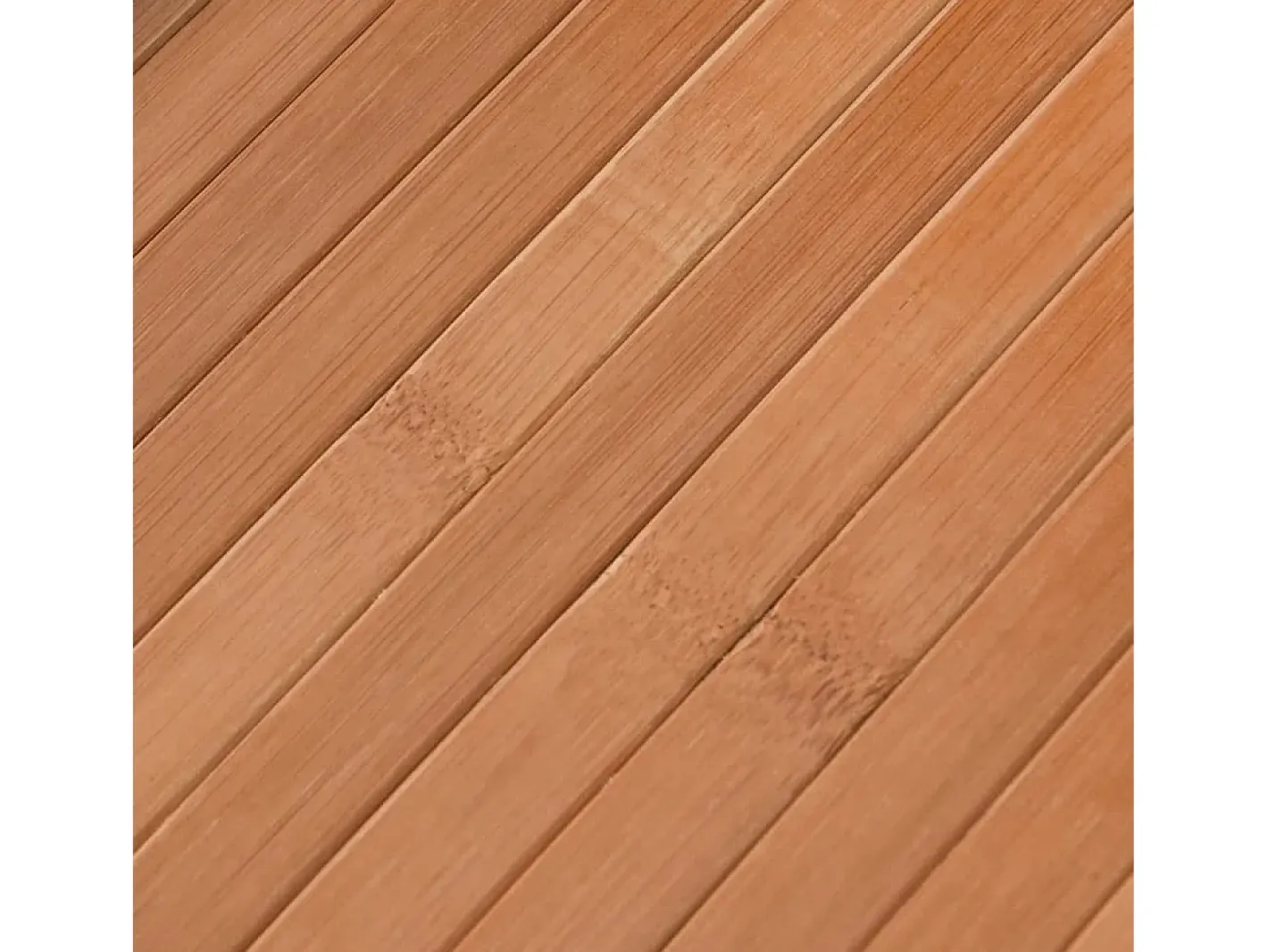 Alfombra De Cocina-Alfombra rectangular natural de bambú 100x200 cm Marru00f3n